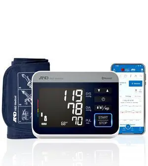 UA-910BLE Bluetooth Blood Pressure Monitor, 4 Users, Wide Cuff UA-910BLE Bluetooth Blood Pressure Monitor, 4 Users, Wide Cuff