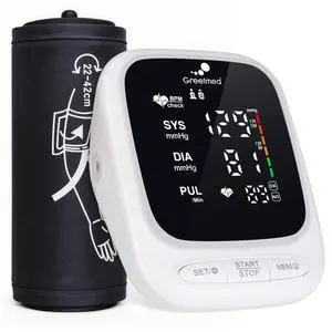 Blood Pressure Monitor Upper Arm Automatic Talking Blood Pressure Cuff, Rechargeable Blood Pressure Machine for Home Use Digital Led Display, Adjustable 8.7"-16.5" Large BP Cuff Dual User Model Blood Pressure Monitor Upper Arm Automatic Talking Blood Pressure Cuff, Rechargeable Blood Pressure Machine for Home Use Digital Led Display, Adjustable 8.7"-16.5" Large BP Cuff Dual User Model