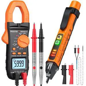Electrical Test Tool - TRMS Clamp Meter 6000&NCV Voltage Tester Pen Electrical Test Tool - TRMS Clamp Meter 6000&NCV Voltage Tester Pen