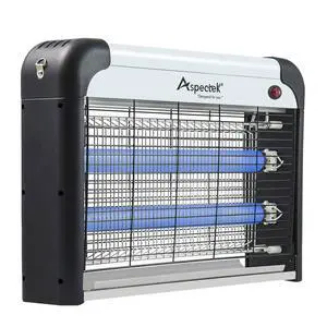 Electric Bug Zapper, 20W UV Bulbs, High Voltage Mosquito, Fly and Moth Killer, Indoor and Covered Outdoor Insect Control for Gnat and Fruit Flies, Easy-Mount Design with Hanging Chain Electric Bug Zapper, 20W UV Bulbs, High Voltage Mosquito, Fly and Moth Killer, Indoor and Covered Outdoor Insect Control for Gnat and Fruit Flies, Easy-Mount Design with Hanging Chain