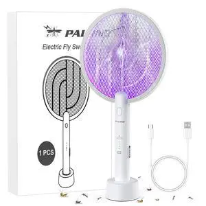 Electric Fly Swatter 4000V Bug Zapper Racket Dual Modes Electric Fly Swatter 4000V Bug Zapper Racket Dual Modes