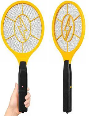 2-Pack Electric Fly Swatter Battery Powered Bug Zapper Racket 2-Pack Electric Fly Swatter Battery Powered Bug Zapper Racket