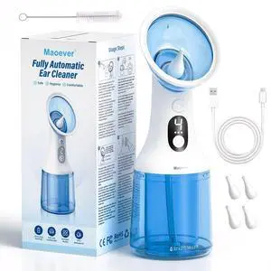 Electric Ear Wax Removal with One-Piece Waste Tank, Water Powered Ear Cleaner with 4 Pressure Modes for 201ml Earwax Remove at Home, USB-C Cable, IPX7 Waterproof(201ml) Electric Ear Wax Removal with One-Piece Waste Tank, Water Powered Ear Cleaner with 4 Pressure Modes for 201ml Earwax Remove at Home, USB-C Cable, IPX7 Waterproof(201ml)