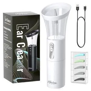 Ear Wax Removal, Effective & Safe Electric Ear Clean Kit for Earwax Buildup Ear Wax Removal, Effective & Safe Electric Ear Clean Kit for Earwax Buildup