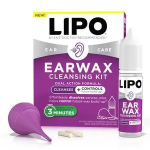 Earwax Removal Kit - Ear Wax Removal Drops with Bulb Syringe & Ear Plugs - Ear Cleaning Kit for Clogged Ears - Peroxide-Free, Gentle Ear Care for Daily Ear Hygiene & Wax Build-Up Removal Earwax Removal Kit - Ear Wax Removal Drops with Bulb Syringe & Ear Plugs - Ear Cleaning Kit for Clogged Ears - Peroxide-Free, Gentle Ear Care for Daily Ear Hygiene & Wax Build-Up Removal