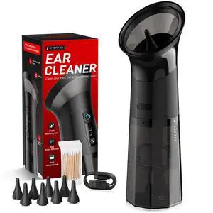 Upgraded Electric Ear Wax Removal Kit - Water Temperature Sensor & One-Piece Waste Tank - Ear Wax Cleaner with 4 Modes IPX7 Ear Irrigation Flushing System with 10 Tips Upgraded Electric Ear Wax Removal Kit - Water Temperature Sensor & One-Piece Waste Tank - Ear Wax Cleaner with 4 Modes IPX7 Ear Irrigation Flushing System with 10 Tips