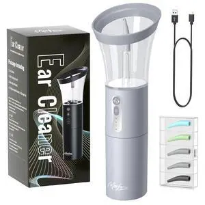Ear Wax Removal, Effective & Safe Electric Ear Clean Kit for Earwax Buildup Ear Wax Removal, Effective & Safe Electric Ear Clean Kit for Earwax Buildup