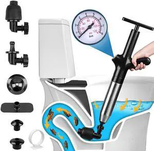 High Pressure Toilet Plunger for Toilet Bathroom Sink Kitchen Floor Clogged High Pressure Toilet Plunger for Toilet Bathroom Sink Kitchen Floor Clogged