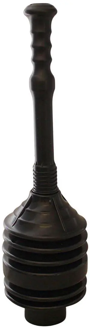 Accordion Toilet Plunger High-Force Clog Remover for Toilets, Sinks, Tubs and Showers, Black Accordion Toilet Plunger High-Force Clog Remover for Toilets, Sinks, Tubs and Showers, Black