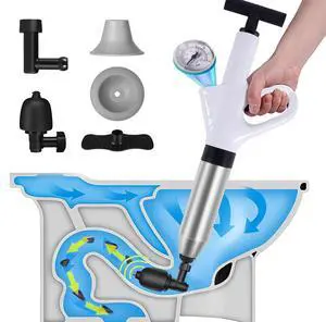 Toilet Plunger, High Pressure Toilet Plunger, Plunger (White) Toilet Plunger, High Pressure Toilet Plunger, Plunger (White)