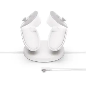 Quest Compact Charging Dock Works with Meta Quest 3/3S Extended Headset Charging Cable Wireless Charging for Touch Plus Controllers Quest Compact Charging Dock Works with Meta Quest 3/3S Extended Headset Charging Cable Wireless Charging for Touch Plus Controllers