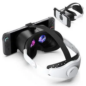 Upgraded VR Headset Compatible with Nintendo Switch 2 (2025), Switch 2 Virtual Reality VR Glasses with Adjustable HD Lenses and Comfortable Head Strap, Virtual Boy 3D Goggles for Switch 2 Accessories Upgraded VR Headset Compatible with Nintendo Switch 2 (2025), Switch 2 Virtual Reality VR Glasses with Adjustable HD Lenses and Comfortable Head Strap, Virtual Boy 3D Goggles for Switch 2 Accessories