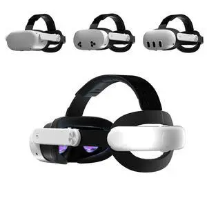 Head Strap for Oculus Meta Quest 3/3S/Quest 2 One-Click Release VR Headset Strap with Adjustable Dial, Universal Quick-Conversion Design for Quest 2, Comfort Fit VR Accessories Head Strap for Oculus Meta Quest 3/3S/Quest 2 One-Click Release VR Headset Strap with Adjustable Dial, Universal Quick-Conversion Design for Quest 2, Comfort Fit VR Accessories