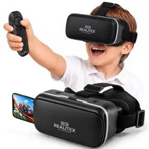 3D VR Headset for Kids + Android Remote - for iPhone & Android Phones 3D VR Headset for Kids + Android Remote - for iPhone & Android Phones