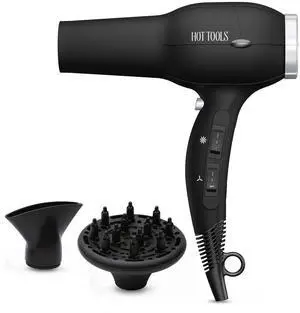 Pro Artist 1875 Watt Turbo Ionic Salon Hair Dryer, Black Pro Artist 1875 Watt Turbo Ionic Salon Hair Dryer, Black