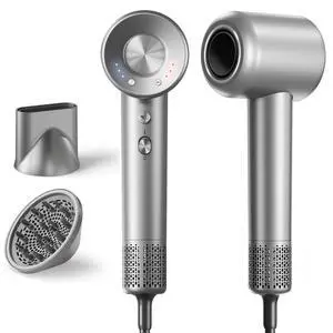 Hair Dryer, 160000 RPM High-Speed Ionic Blow Dryer with Magnetic Diffuser, Fast-Drying Hair Dryer for Women, 500M Negative Ions Frizz Control, Low-Noise Hairdryer & Salon Hair Dryer, 160000 RPM High-Speed Ionic Blow Dryer with Magnetic Diffuser, Fast-Drying Hair Dryer for Women, 500M Negative Ions Frizz Control, Low-Noise Hairdryer & Salon