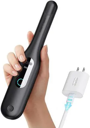Cordless Mini Flat Iron, 0.65" Mini Hair Straightener Pencil Curling Iron for Short Hair, 200M Ions Lightweight Ceramic Curler for Pixie Cut, Bob & Curls, 3X Less Heat Damage, Dual Voltage, Black Cordless Mini Flat Iron, 0.65" Mini Hair Straightener Pencil Curling Iron for Short Hair, 200M Ions Lightweight Ceramic Curler for Pixie Cut, Bob & Curls, 3X Less Heat Damage, Dual Voltage, Black