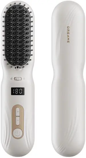 Silky Cordless Hair Straightening Comb, Rechargeable Ionic Straightener Brush for Women, 2Billion Ions, Even Heating MCH & 7 Temp Settings Hot Comb, 5D Wide-Bristle Design, PortableTravel Size Silky Cordless Hair Straightening Comb, Rechargeable Ionic Straightener Brush for Women, 2Billion Ions, Even Heating MCH & 7 Temp Settings Hot Comb, 5D Wide-Bristle Design, PortableTravel Size