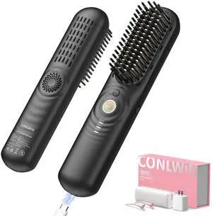 Cordless Hair Straightener Brush for Travel Touch-Up, Model Z6-LF01 Cordless Hair Straightener Brush for Travel Touch-Up, Model Z6-LF01