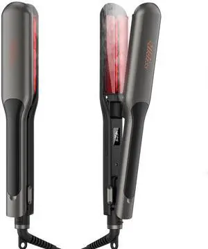 2" Wide Hair Straightener Professional Steam Flat Iron 2" Wide Hair Straightener Professional Steam Flat Iron