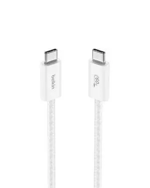 USB C to USB C Cable, 3.3ft, 60W - Type C Charger, iPhone Charger Cord, Soft, Braided, Flexible for iPhone 17, Galaxy S25, Pixel 9, Airpods, iPad Pro, Tablet & More, Travel Essentials - White USB C to USB C Cable, 3.3ft, 60W - Type C Charger, iPhone Charger Cord, Soft, Braided, Flexible for iPhone 17, Galaxy S25, Pixel 9, Airpods, iPad Pro, Tablet & More, Travel Essentials - White