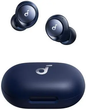 Space A40 Auto-Adjustable Active Noise Cancelling Wireless Earbuds, Reduce Noise by Up to 98%, 50H Playtime, Hi-Res Sound, Comfortable Fit, App Customization, Wireless Charge (Blue) Space A40 Auto-Adjustable Active Noise Cancelling Wireless Earbuds, Reduce Noise by Up to 98%, 50H Playtime, Hi-Res Sound, Comfortable Fit, App Customization, Wireless Charge (Blue)