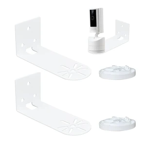 Wall Mount Compatible with Ring Pan-Tilt Indoor Cam/2K(New Model),Ring Indoor Cam/2K/4K,Blink Mini Pan Tilt Camera,Metal Camera Corner Ceiling Mount,Two Ways Installation-Adhesive or Drilling,2 Pack Wall Mount Compatible with Ring Pan-Tilt Indoor Cam/2K(New Model),Ring Indoor Cam/2K/4K,Blink Mini Pan Tilt Camera,Metal Camera Corner Ceiling Mount,Two Ways Installation-Adhesive or Drilling,2 Pack