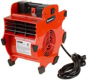 Blower Fan - 3-Speed Heavy-Duty Floor and Carpet Dryer - 1600 watts -Portable Air Mover with 4 Different Angles for Basements, Cars or Garages by (Red) Blower Fan - 3-Speed Heavy-Duty Floor and Carpet Dryer - 1600 watts -Portable Air Mover with 4 Different Angles for Basements, Cars or Garages by (Red)