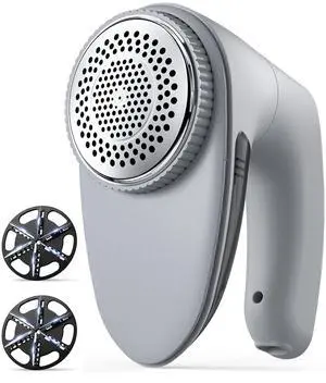 Fabric Shaver & Lint Shaver for Clothes and Furniture, Heavy Duty Sweater Shaver Lint Remover with Large 65mm Shaving Head, 6-Leaf Blades, Extra Replacement Blades for Couch, Sofa & Upholstery Fabric Shaver & Lint Shaver for Clothes and Furniture, Heavy Duty Sweater Shaver Lint Remover with Large 65mm Shaving Head, 6-Leaf Blades, Extra Replacement Blades for Couch, Sofa & Upholstery