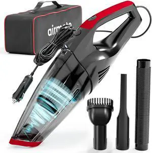 Car Vacuum Cleaner High Power with 16 Ft Cord - 12V Portable Handheld Vacuum Cleaner - Dust Buster with Strong Suction - Car Accessories for Women and Men Car Vacuum Cleaner High Power with 16 Ft Cord - 12V Portable Handheld Vacuum Cleaner - Dust Buster with Strong Suction - Car Accessories for Women and Men