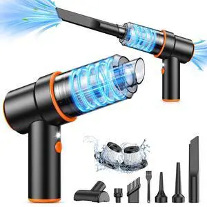 Handheld Car Vacuum Cleaner, 11000PA Vacuum Cleaner & Air Duster, 120W High Power Vacuum Portable Cordless, Hand Held Vacuum Rechargeable with Multi-Nozzles & LED Light for Home, Car, Office Handheld Car Vacuum Cleaner, 11000PA Vacuum Cleaner & Air Duster, 120W High Power Vacuum Portable Cordless, Hand Held Vacuum Rechargeable with Multi-Nozzles & LED Light for Home, Car, Office