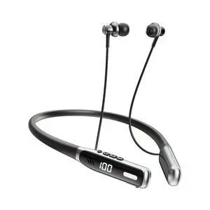 Neckband Sports Earphones with 80H Playtime, Black | ENC Multi-Connect Wireless Neckband Earbuds, Bluetooth 5.4 Neckband Earbuds with Built-in Microphone Neckband Sports Earphones with 80H Playtime, Black | ENC Multi-Connect Wireless Neckband Earbuds, Bluetooth 5.4 Neckband Earbuds with Built-in Microphone