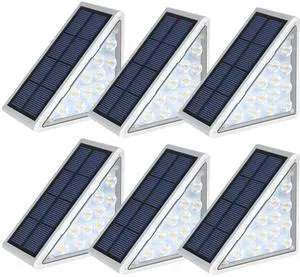 LED Solar Step Lights Waterproof Outdoor Stair Lights, Solar Deck Lights Outdoor Decor IP67 Solar Decoration Lights for Yard, Patio, Garden, Walkways, Front Door, Pathway, Driveway, Porch 6 Pack LED Solar Step Lights Waterproof Outdoor Stair Lights, Solar Deck Lights Outdoor Decor IP67 Solar Decoration Lights for Yard, Patio, Garden, Walkways, Front Door, Pathway, Driveway, Porch 6 Pack