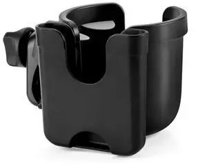 Stroller Cup Holder with Phone Holder, Bike Cup Holder, Universal Cup Holder for Uppababy Nuna Doona Strollers, 2-in-1 Cup Holder for Walker, Wheelchair, Scooter Stroller Cup Holder with Phone Holder, Bike Cup Holder, Universal Cup Holder for Uppababy Nuna Doona Strollers, 2-in-1 Cup Holder for Walker, Wheelchair, Scooter