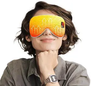 Heated Eye Masks for Dry Eyes, Eye Relief, Cordless Warm Eye Compress, 3 Heat Levels, Graphene Material, 15 Uses, 1500mAh Rechargeable Battery, Washable Eye Heating Pad for Sleeping, Travel Heated Eye Masks for Dry Eyes, Eye Relief, Cordless Warm Eye Compress, 3 Heat Levels, Graphene Material, 15 Uses, 1500mAh Rechargeable Battery, Washable Eye Heating Pad for Sleeping, Travel