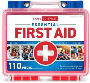 First Aid Kit, 110 Pieces | Professional Use for Travel, Work, School, Home, Car, Emergency, Survival, Camping, Hiking, and More First Aid Kit, 110 Pieces | Professional Use for Travel, Work, School, Home, Car, Emergency, Survival, Camping, Hiking, and More