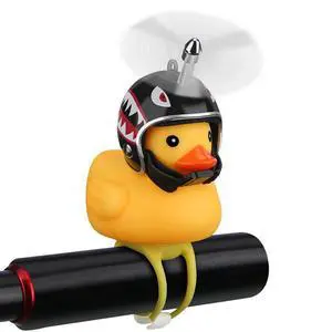 Duck Bike Bell, Rubber Duck Bicycle Accessories with LED Light, Cute Propeller Handlebar Bicycle Horns for Kids Toddler Children Adults Sport Outdoor Duck Bike Bell, Rubber Duck Bicycle Accessories with LED Light, Cute Propeller Handlebar Bicycle Horns for Kids Toddler Children Adults Sport Outdoor