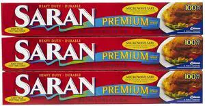 Premium Plastic Wrap - 100 ft - 3 pk Premium Plastic Wrap - 100 ft - 3 pk