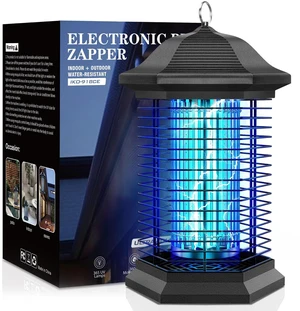 Bug Zapper Outdoor Indoor, Electric Mosquito Zapper with 18W Power & 4400V High-Voltage, Coverage of 1/2 Acre, 5ft Power Cord, 3 Prong Plug, Waterproof Fly Trap for Patio, Backyard, Garden Bug Zapper Outdoor Indoor, Electric Mosquito Zapper with 18W Power & 4400V High-Voltage, Coverage of 1/2 Acre, 5ft Power Cord, 3 Prong Plug, Waterproof Fly Trap for Patio, Backyard, Garden
