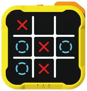 5-in-1 Electronic Tic-Tac-Toe Game, Handheld Electric Puzzle Game with Silent Mode, Portable Strategy Set for Kids & Adults,Travel Games, Birthday Gifts.Yellow 5-in-1 Electronic Tic-Tac-Toe Game, Handheld Electric Puzzle Game with Silent Mode, Portable Strategy Set for Kids & Adults,Travel Games, Birthday Gifts.Yellow