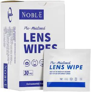 moistened Lens Wipes Individually Wrapped - Lens and Screen Cleaning Wipes - Great for Eyeglasses, Cell Phones, Camera Lenses, Screens, Keyboards, and Other Delicate Surfaces (30 Wipes) moistened Lens Wipes Individually Wrapped - Lens and Screen Cleaning Wipes - Great for Eyeglasses, Cell Phones, Camera Lenses, Screens, Keyboards, and Other Delicate Surfaces (30 Wipes)