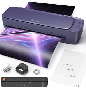 13-Inch Thermal & Cold Laminator Machine 11x17 with Laminating Sheets Purple, 9-in-1 Desktop Laminate Machine kit, 60s Warm-Up, NTC Control, Anti-Jam, Lamination Machine for Home Office Teachers 13-Inch Thermal & Cold Laminator Machine 11x17 with Laminating Sheets Purple, 9-in-1 Desktop Laminate Machine kit, 60s Warm-Up, NTC Control, Anti-Jam, Lamination Machine for Home Office Teachers