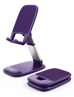 Purple Phone Holder for Desk - Dark Purple Cellphone Stand | Desk Accessories Desktop Office Must Have, Gifts for iPhone 17 16 15 14 13 Pro Max Mini, 12 11, 4-8'' Telephone Stand Purple Phone Holder for Desk - Dark Purple Cellphone Stand | Desk Accessories Desktop Office Must Have, Gifts for iPhone 17 16 15 14 13 Pro Max Mini, 12 11, 4-8'' Telephone Stand