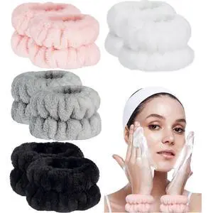 8pcs Wrist Bands for Washing Face, Arm Face Wash Wristbands, Wrist Towels Cuffs for Washing Face, Wrist Water Catcher, Microfiber Spa Skincare Sweat Wristbands for Women 8pcs Wrist Bands for Washing Face, Arm Face Wash Wristbands, Wrist Towels Cuffs for Washing Face, Wrist Water Catcher, Microfiber Spa Skincare Sweat Wristbands for Women