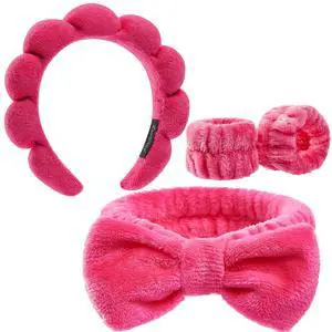 Headbands for Women - Spa Headband and Wristband Set - Headband for Washing Face,Facial Mask,Makeup and Skin Care,Gifts for Women and Teen Girl Gifts Trendy Stuff Headbands for Women - Spa Headband and Wristband Set - Headband for Washing Face,Facial Mask,Makeup and Skin Care,Gifts for Women and Teen Girl Gifts Trendy Stuff