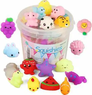 Squishies Squishy Toy 24pcs Party Favors for Kids Mochi Squishy Toy moji Kids Mini Kawaii squishies Mochi Stress Reliever Anxiety Toys Easter Basket Stuffers fillers with Storage Box Squishies Squishy Toy 24pcs Party Favors for Kids Mochi Squishy Toy moji Kids Mini Kawaii squishies Mochi Stress Reliever Anxiety Toys Easter Basket Stuffers fillers with Storage Box