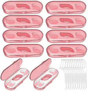10 Pack Flosser Dispenser Dental Floss Case, Mini Floss Picks, Professional Toothpicks with Travel Case, Travel Purse Essentials for Teeth Cleaning, Portable and Hygienic 10 Pack Flosser Dispenser Dental Floss Case, Mini Floss Picks, Professional Toothpicks with Travel Case, Travel Purse Essentials for Teeth Cleaning, Portable and Hygienic