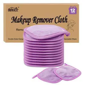 Makeup Remover Cloth 12 Pack Reusable Makeup Remover Pads Washable Makeup Remover Cloth 12 Pack Reusable Makeup Remover Pads Washable