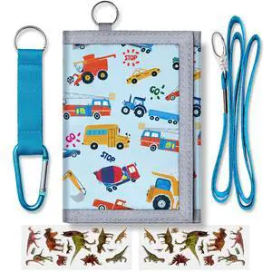 Kids Wallets for Boys With Coin Pocket, Wallets for Kids Ages 4-18, Toddler Trifold Truck Wallet With 9 Card Holders,Novelty Wallet for Childrens Birthday Gifts Kids Wallets for Boys With Coin Pocket, Wallets for Kids Ages 4-18, Toddler Trifold Truck Wallet With 9 Card Holders,Novelty Wallet for Childrens Birthday Gifts