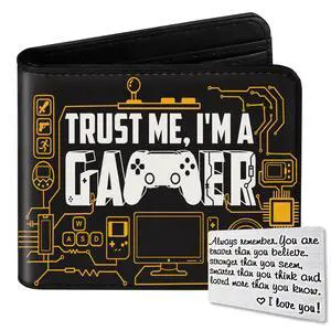 Teen Boys Wallet, Cool Wallets for Kids Son 9-12/8-10/8-12 with Card, Funny Leather Bifold Rfid Blocking Purse Coin Pocket Id Window for Men Boy Male Youth Guys Teen Boys Wallet, Cool Wallets for Kids Son 9-12/8-10/8-12 with Card, Funny Leather Bifold Rfid Blocking Purse Coin Pocket Id Window for Men Boy Male Youth Guys